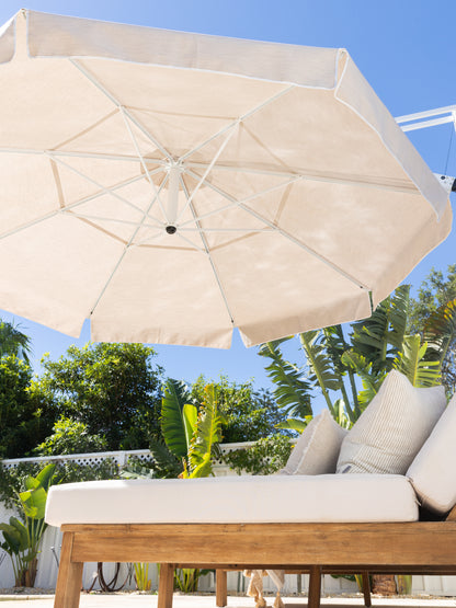 cantilever pool umbrella designer